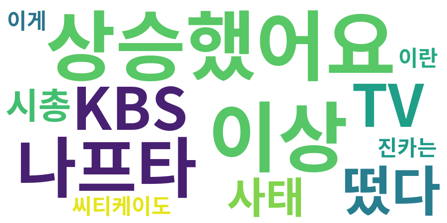 종토방 워드클라우드