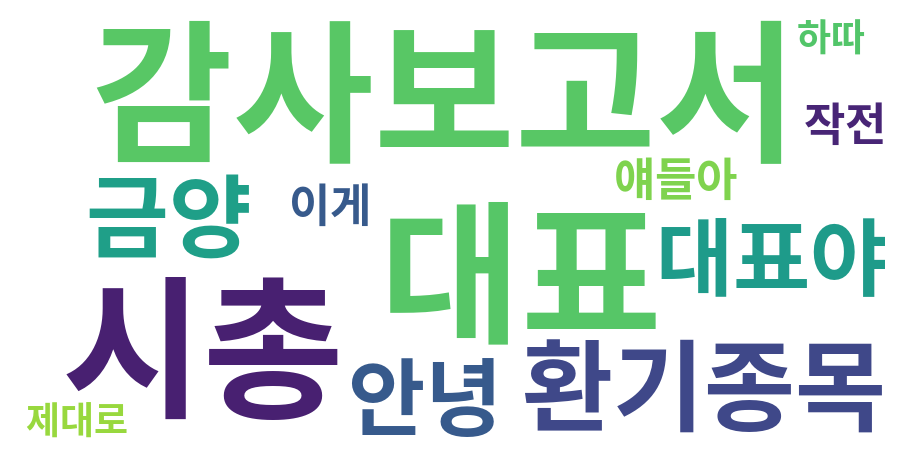 종토방 워드클라우드