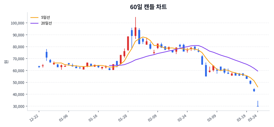 엔켐 Price Chart
