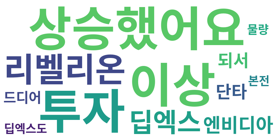 종토방 워드클라우드