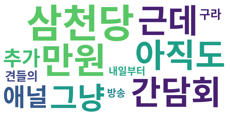 종토방 워드클라우드