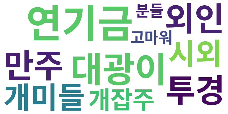 종토방 워드클라우드