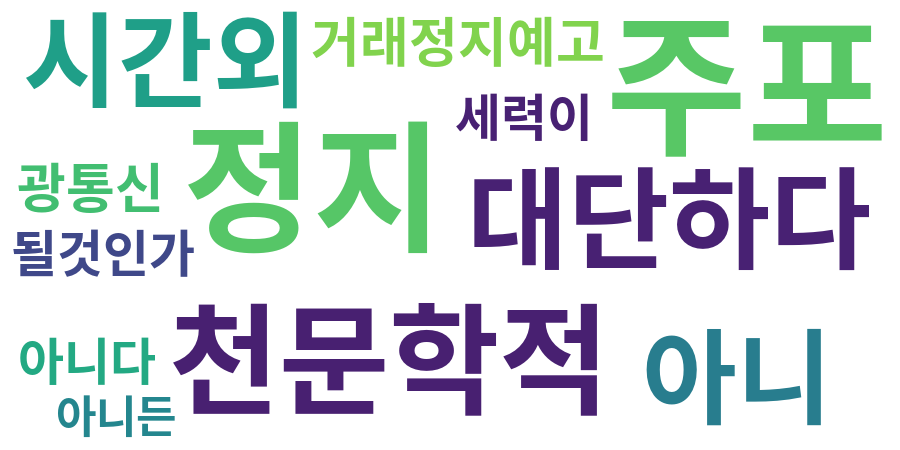 종토방 워드클라우드