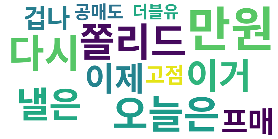 종토방 워드클라우드