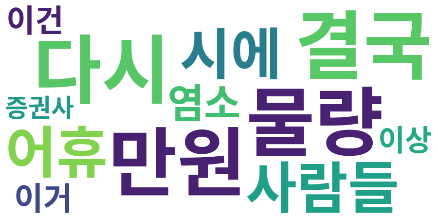 종토방 워드클라우드