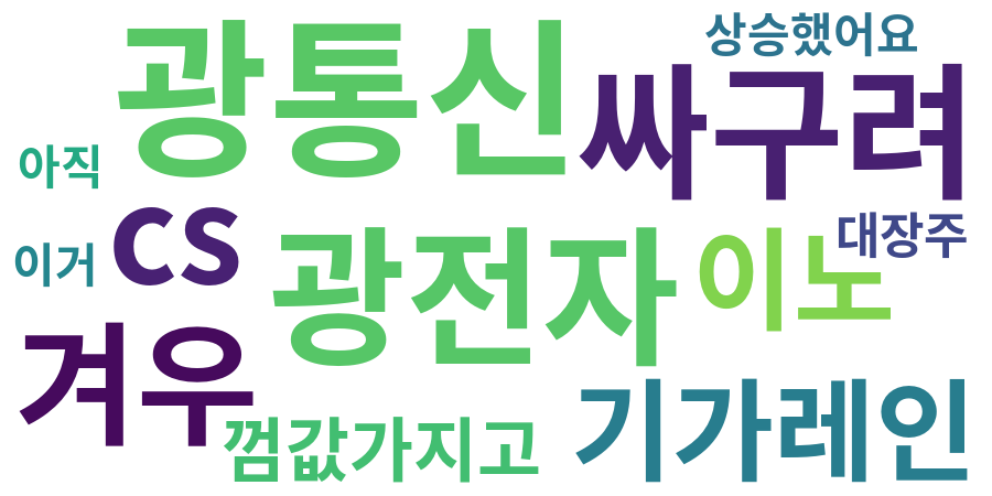 종토방 워드클라우드