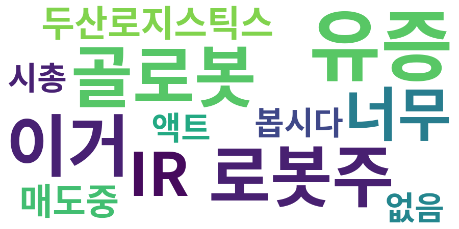 종토방 워드클라우드