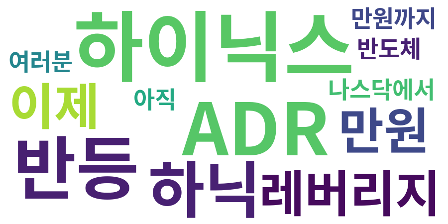 종토방 워드클라우드