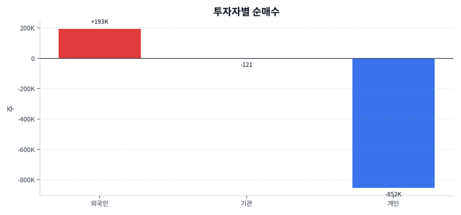투자자별 순매수