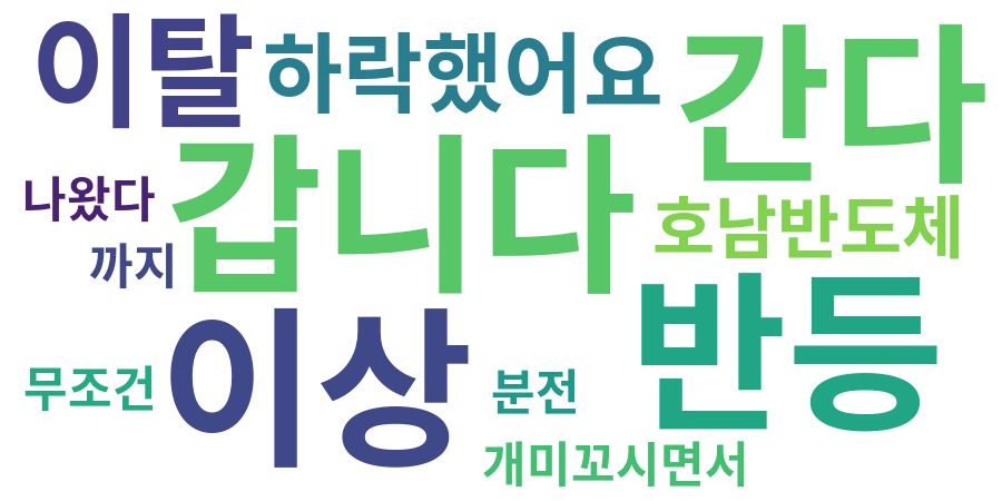 종토방 워드클라우드