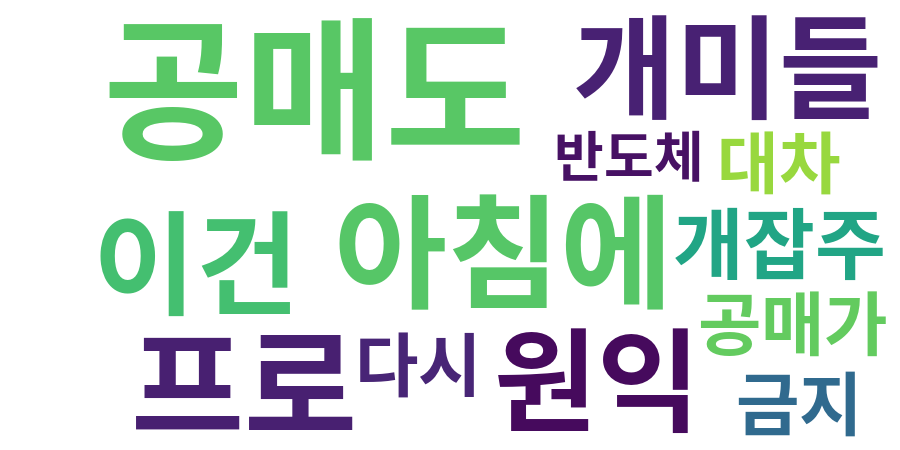 종토방 워드클라우드