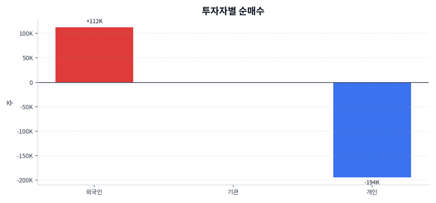 투자자별 순매수