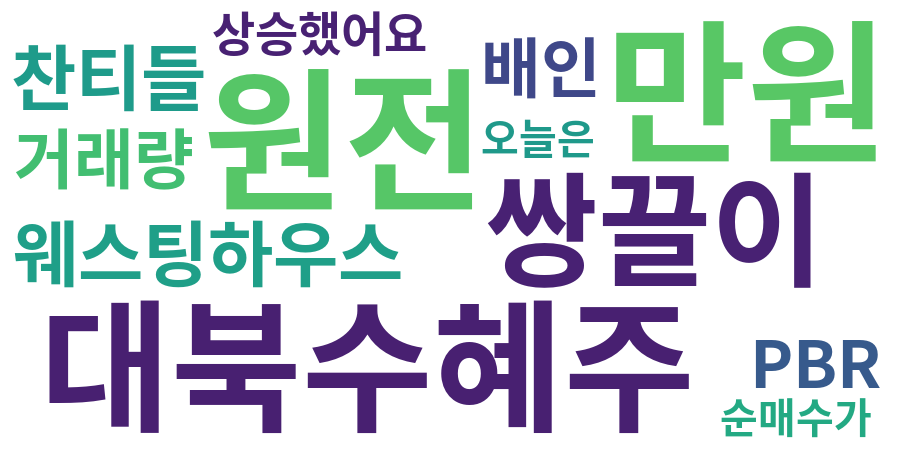 종토방 워드클라우드