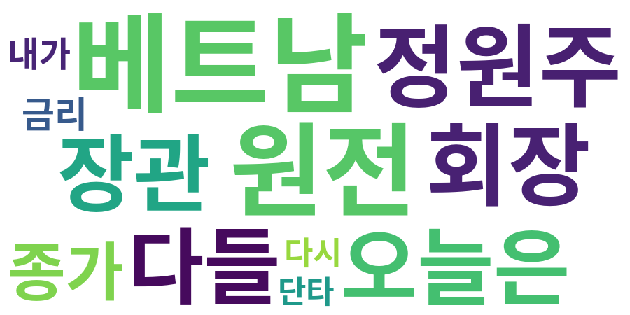 종토방 워드클라우드