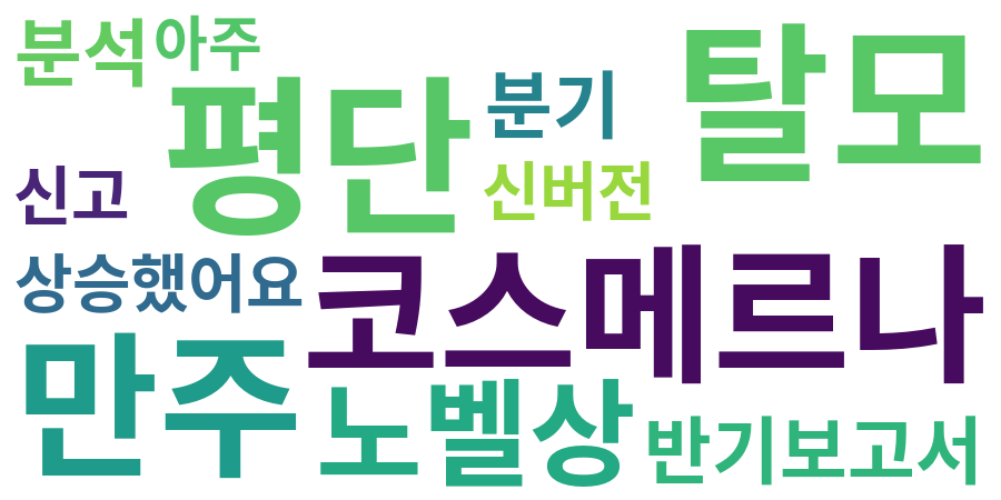 종토방 워드클라우드