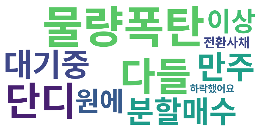 종토방 워드클라우드
