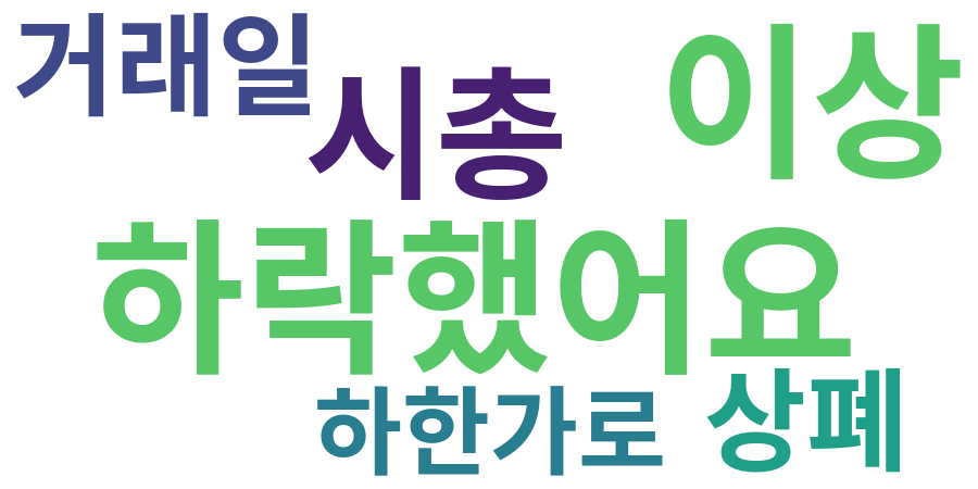 종토방 워드클라우드
