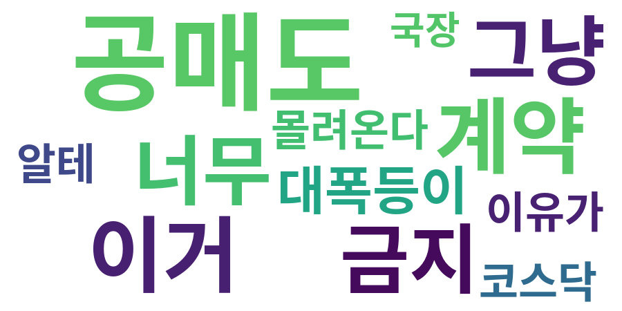 종토방 워드클라우드
