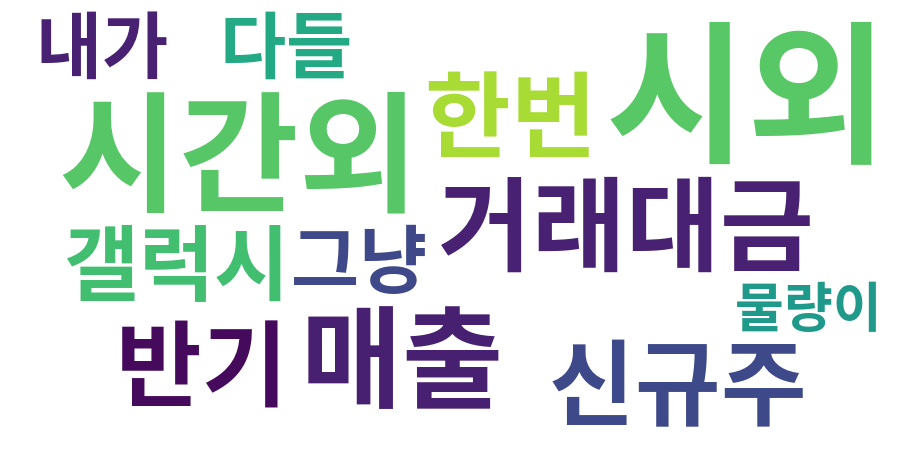 종토방 워드클라우드