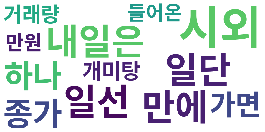종토방 워드클라우드